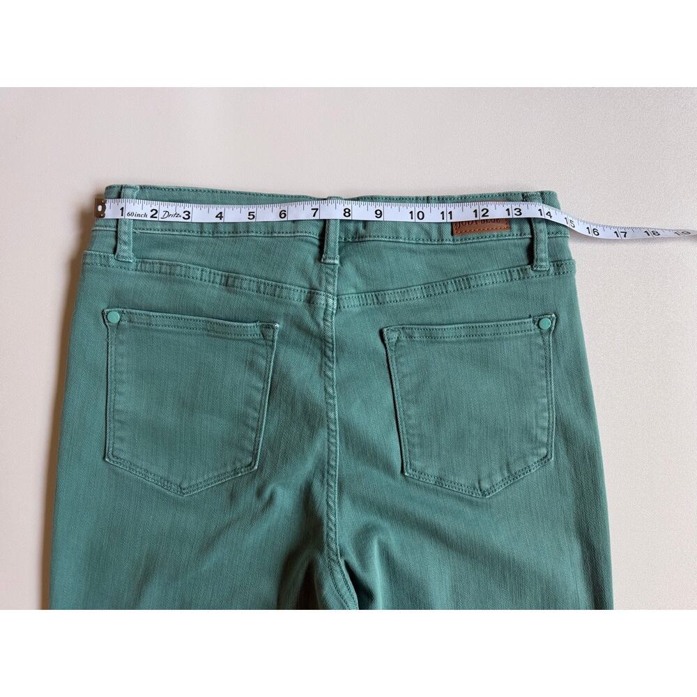 Judy Blue Women's Sea Green High Rise Garmernt Dyed 90's Straight Jeans Sz 9/29 - Picture 10 of 14